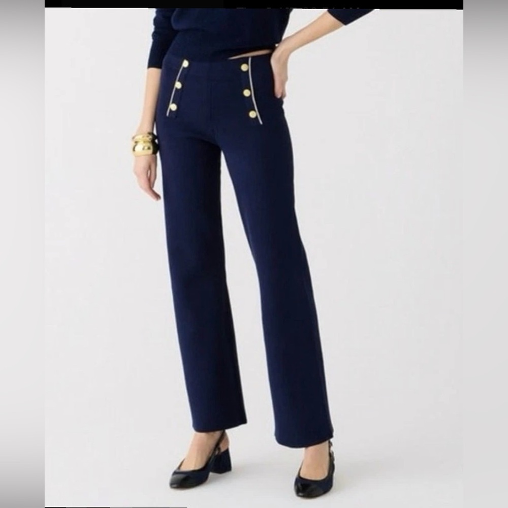 J Crew Delaney Full Length Sweater Pant
